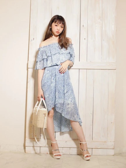 ペイズリースリットミディスカート Lip Service リップサービス のスカート通販 Tokyo Outlet Week Online