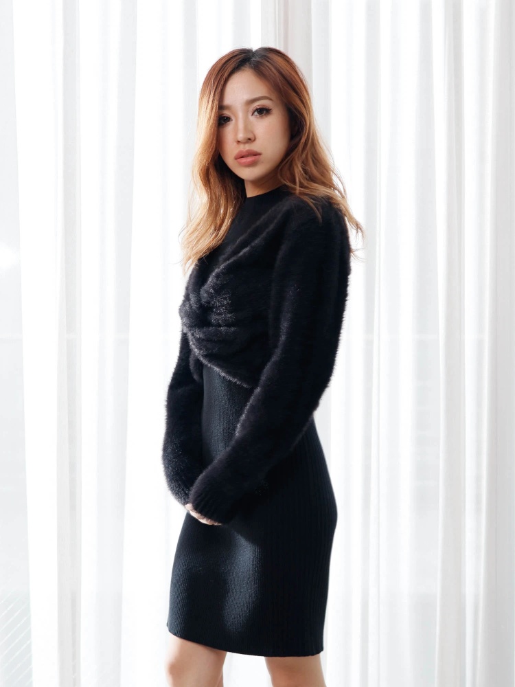 ツイストフェザーニットsetモックワンピース Lip Service リップサービス のワンピース通販 Tokyo Outlet Week Online