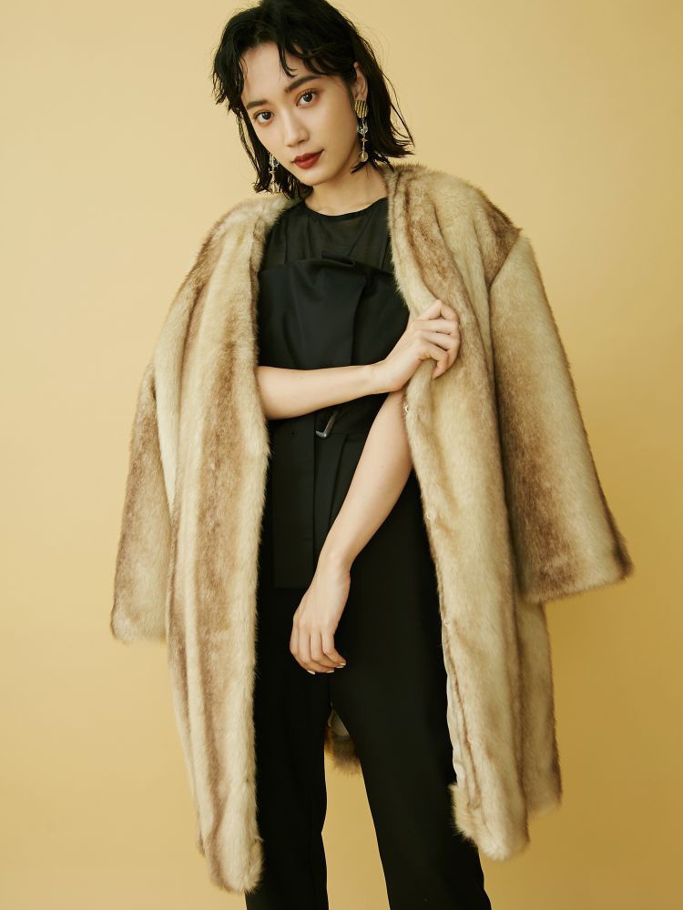 ノ カラーファーファーコート Murua ムルーア のその他コート通販 Tokyo Outlet Week Online ノ カラーファーファーコート Murua ムルーア のその他コート通販 Tokyo Outlet Week Online