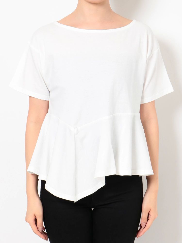 イレヘムペプラムtシャツ Murua ムルーア のtシャツ カットソー通販 Tokyo Outlet Week Online