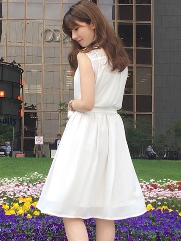 ジョーゼットbackレースワンピース Mercuryduo マーキュリーデュオ のワンピース通販 Tokyo Outlet Week Online