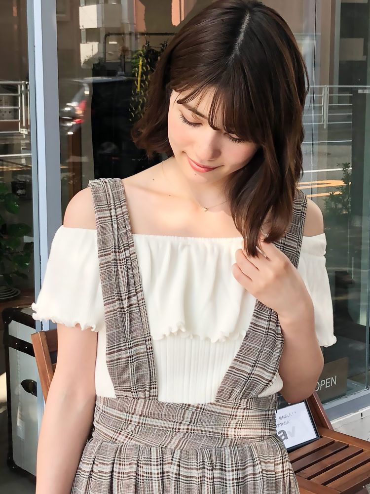 ラッフルオフショルリブニット Mercuryduo マーキュリーデュオ のニット通販 Tokyo Outlet Week Online