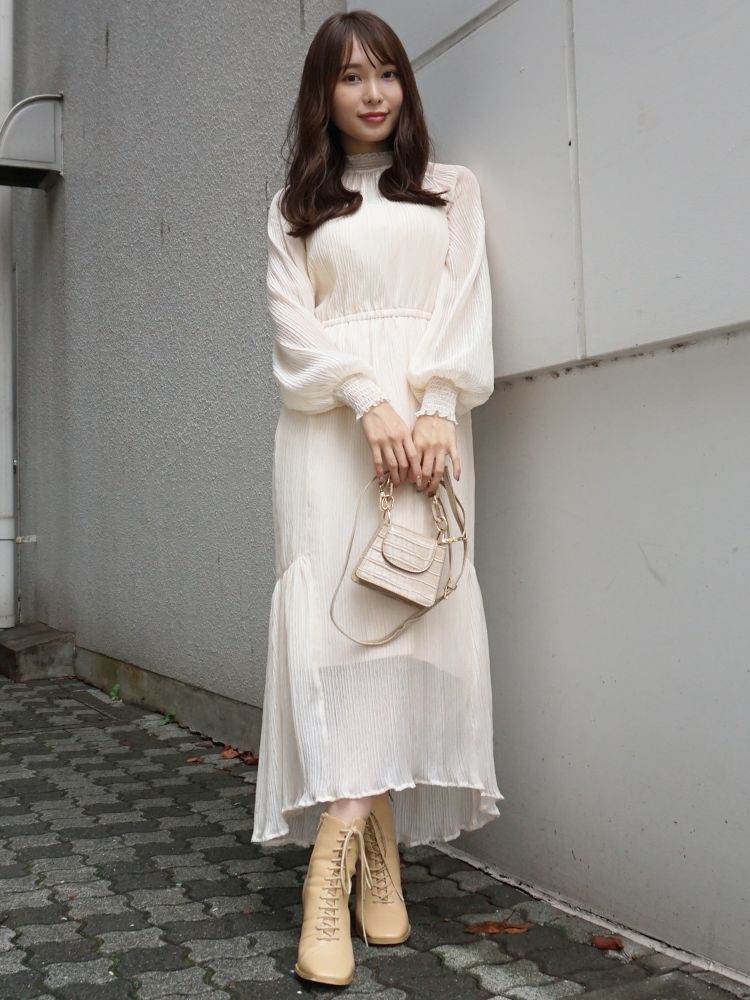 ニットコルセット付プリーツロングワンピース Mercuryduo マーキュリーデュオ のワンピース通販 Tokyo Outlet Week Online