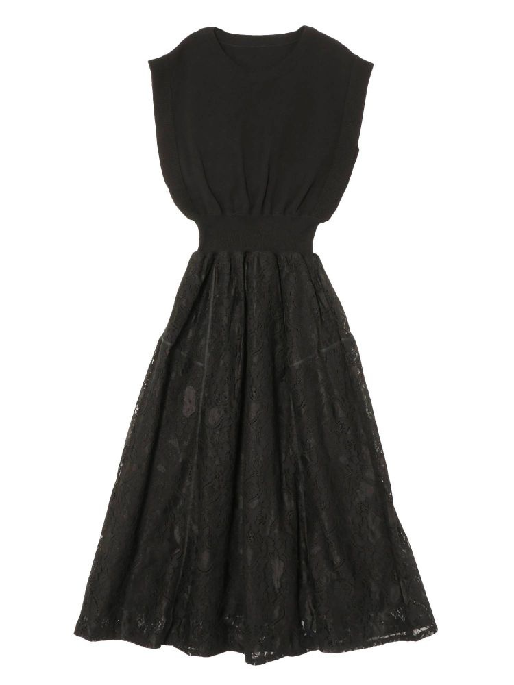 レースドッキングニットワンピース Lagunamoon ラグナムーン のワンピース通販 Tokyo Outlet Week Online