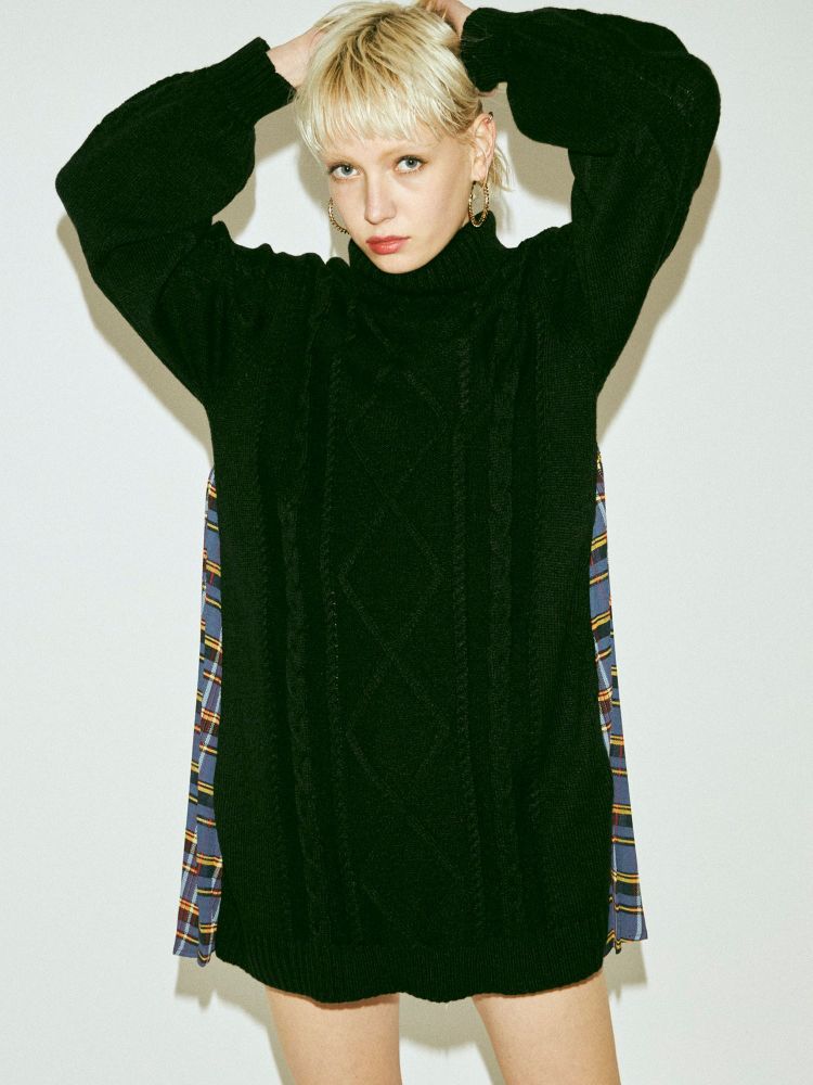 サイドププリーツニット Jouetie ジュエティ のワンピース通販 Tokyo Outlet Week Online