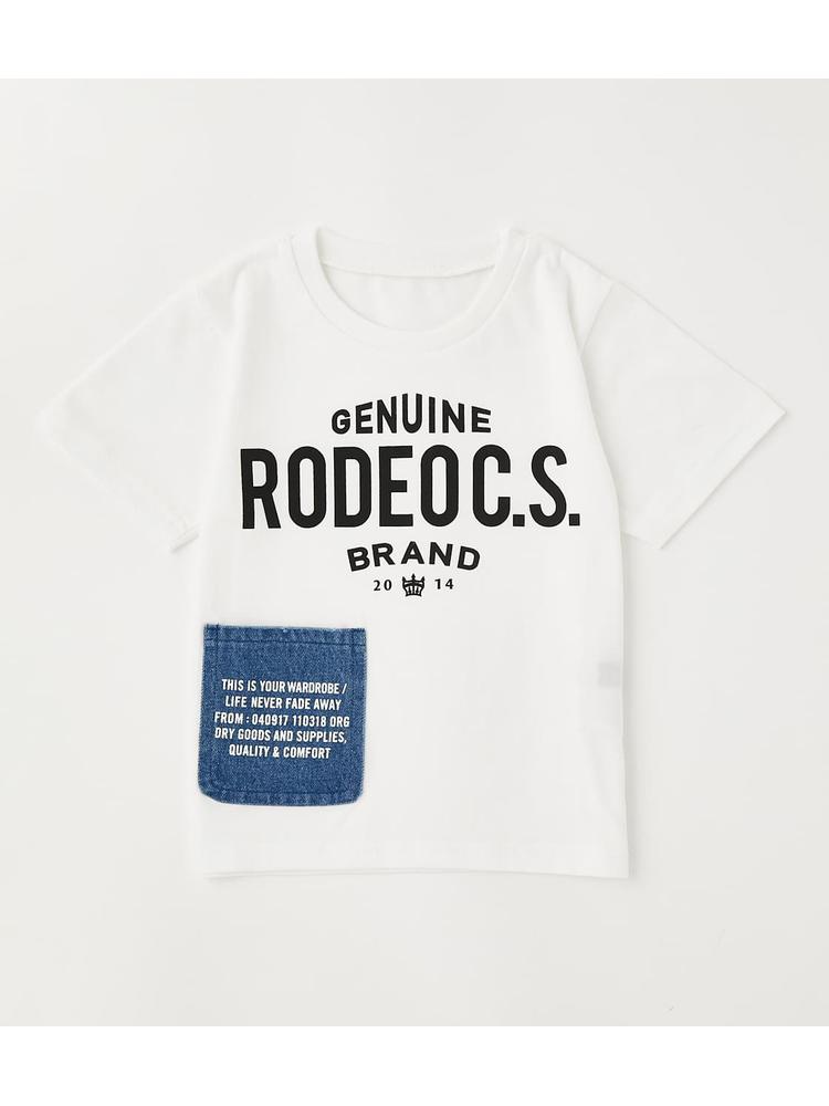 キッズサイドポケットビッグtシャツ Rodeo Crowns Wide Bowl ロデオクラウンズワイドボウル のtシャツ カットソー通販 Tokyo Outlet Week Online