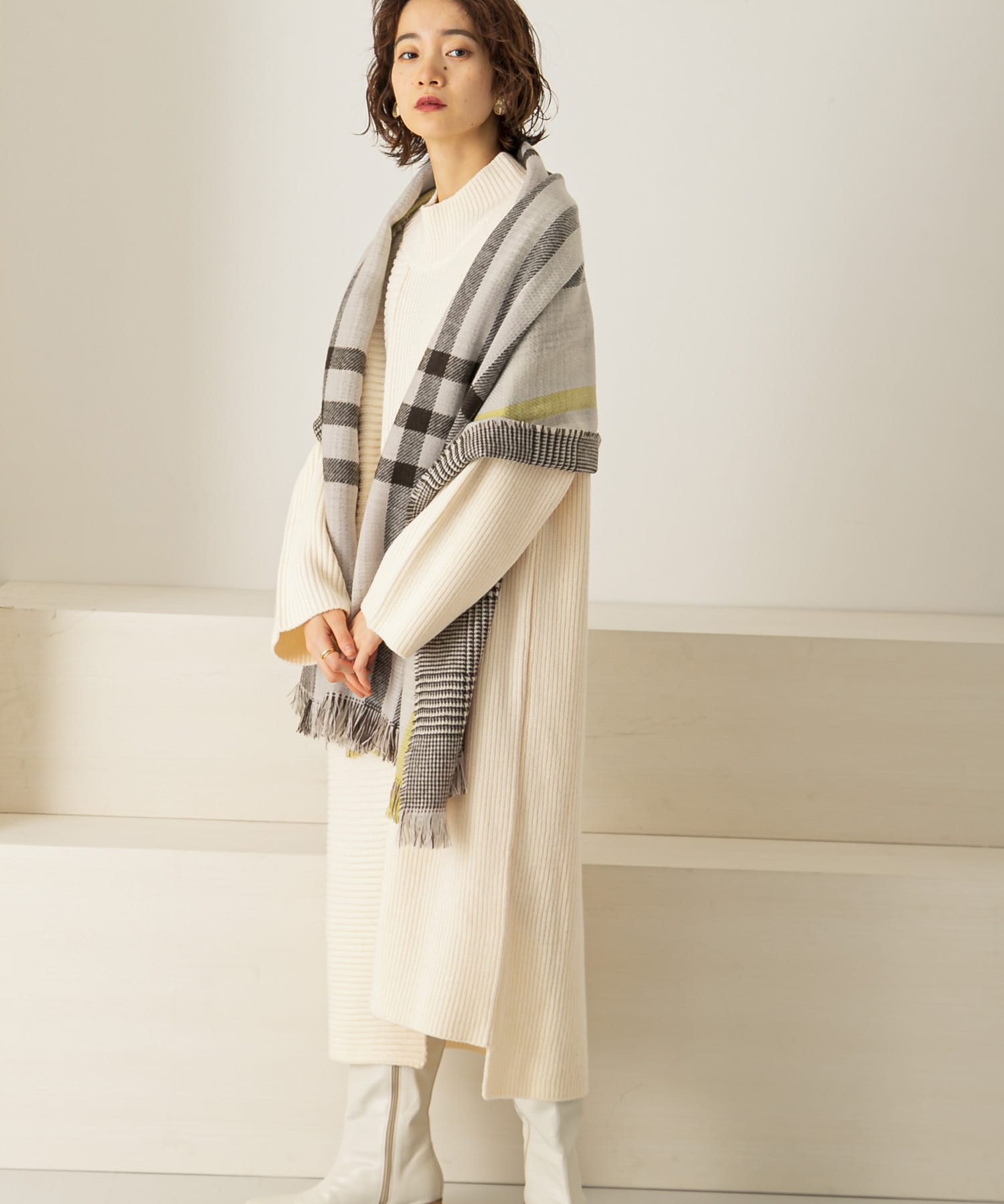 ハイネックbigニットワンピース Kbf ケービーエフ のワンピース通販 Tokyo Outlet Week Online